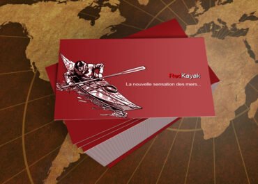 Carte de visite Red Kayak